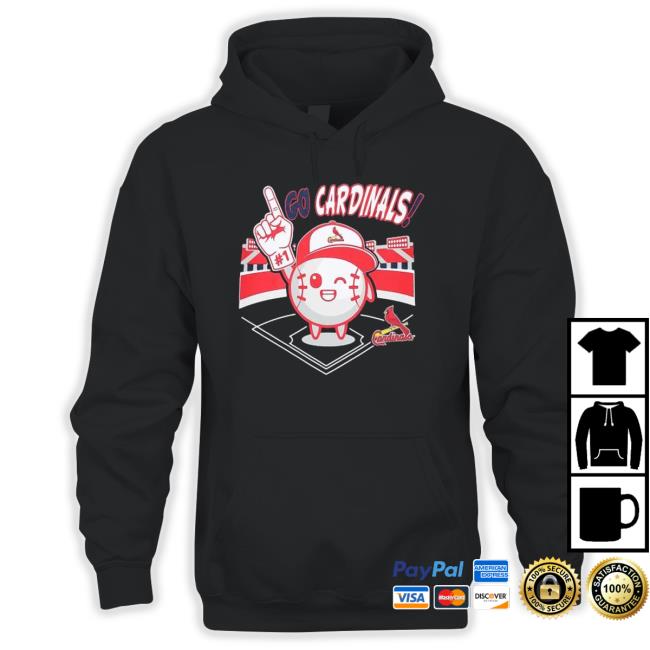 St. Louis Cardinals Navy Ball Boy Go Cardinals Sweatshirt St. Louis Cardinals Navy Ball Boy Go Cardinals Crewneck Sweatshirt