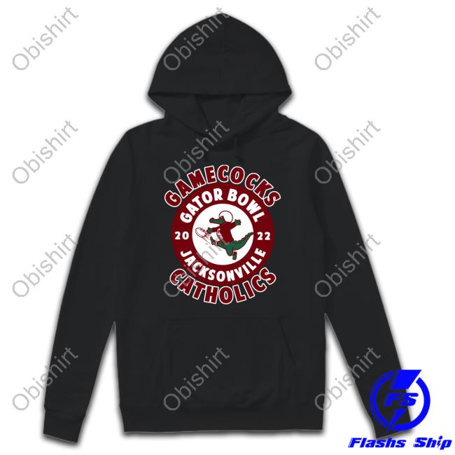 Bull Ward Gamecock Gator Bowl 2022 Jacksonville Catholics Official Shirt