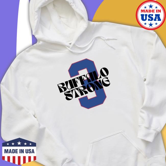 Damar Hamlin #3 Buffalo Strong Shirts