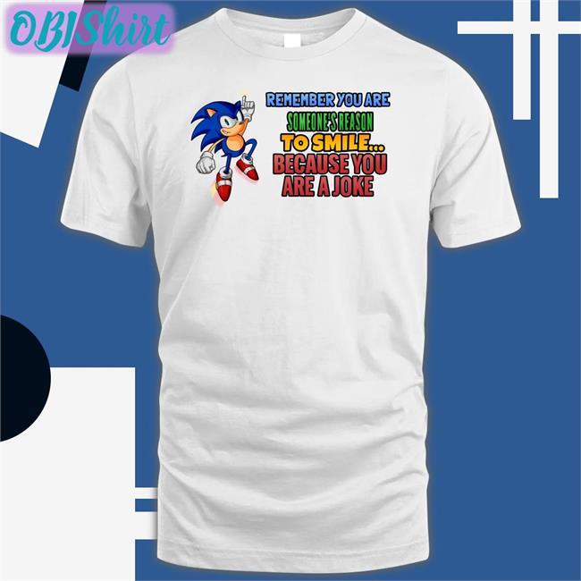 Remember You Are Someone's Reason To Smile Because You Are A Joke Shirt