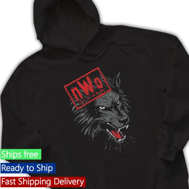 Nwo Fathead Wolfpac Removable Superstar Sweatshirts