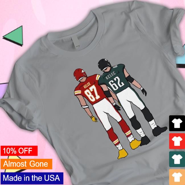 Kelce Brothers Travis And Jason Kelce Back-To t- shirt