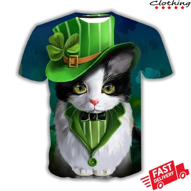 Douhen St Patricks Day Shirt Mens Fashion Festival 3Dt Sweaters