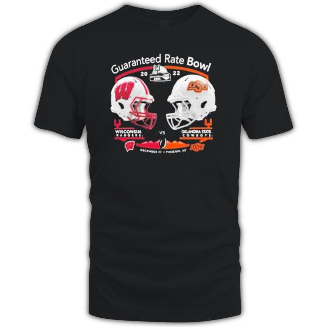 Official Wisconsin Vs Osu Guaranteed Rate Bowl 2022 Matchup shirt