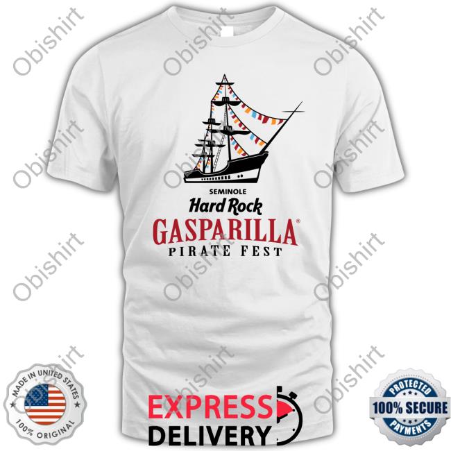 Seminole Hard Rock Gasparilla Pirate Fest T Shirt Gasparilla Tampa