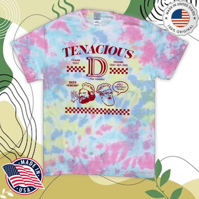 Spicy Meatball Tour 2023 Tie-Dye Tee Kf-Merch