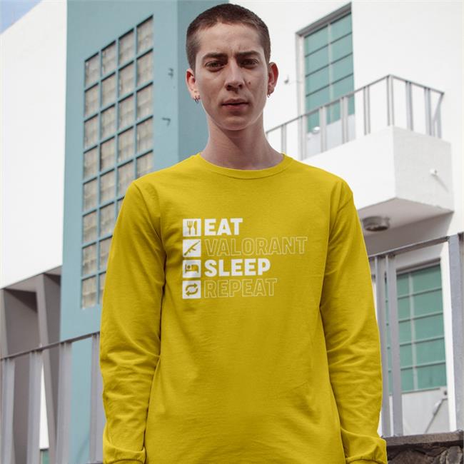 Soar Westjett Eat Valorant Sleep Repeat Shirt