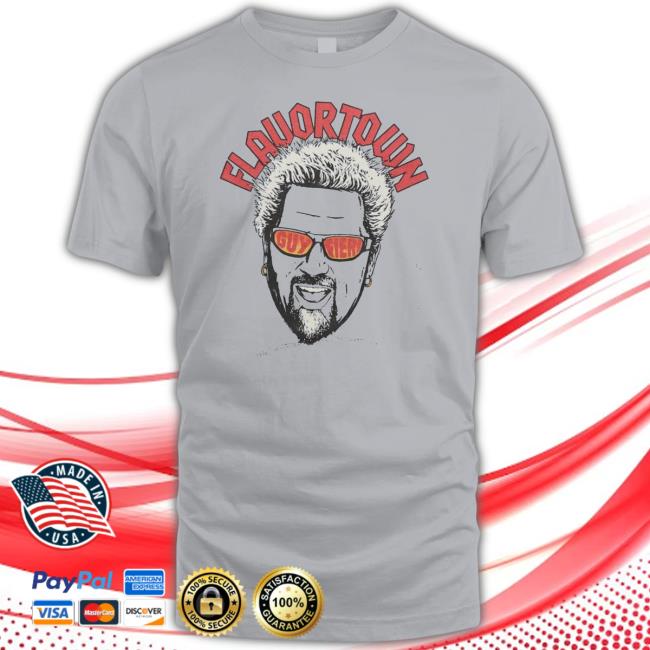 Official Homage Store Flavortown Guy Fieri Tank Top Official Homage Store Flavortown Guy Fieri Hooded Sweatshirt