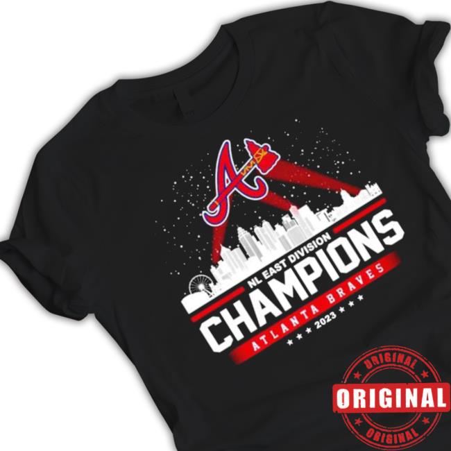 Atlanta Braves 2023 Nl East Champions Skyline Hoodie