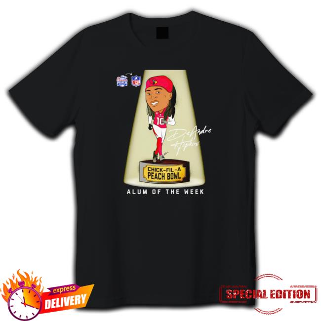 Deandre Hopkins Chick-Fil-A Peach Bowl Alumni Of The Week Classic Shirt Deandre Hopkins Chick-Fil-A Peach Bowl Alumni Of The Week Shirts