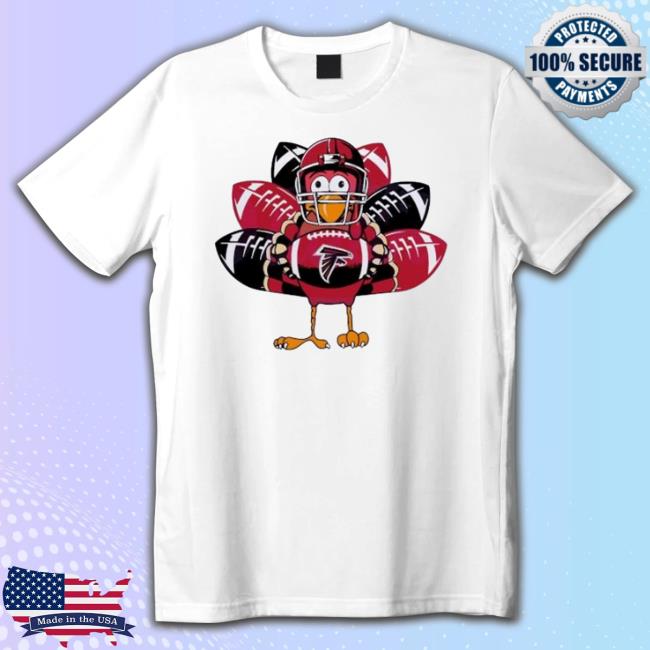 Official Atlanta Falcons Turkey Thanksgiving Funny Official Atlanta Falcons Turkey Thanksgiving Tee Shirt