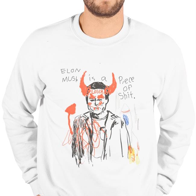 Elon Musk Is A Piece Of Shit Shirts Teddy Fresh Merch