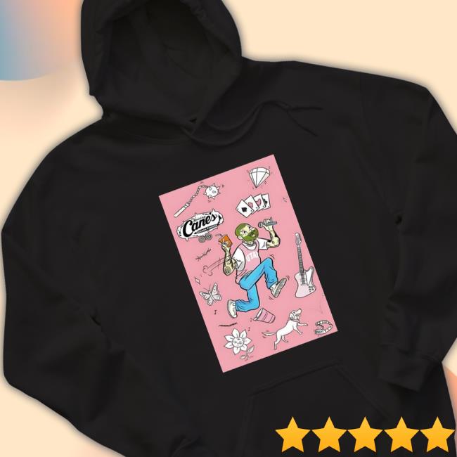 Official Raising Cane’S Chicken Fingers Post Malone Collector’S Cup Poster Sweatshirt