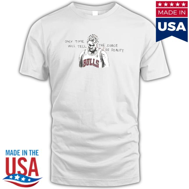 Bulls Dennis Rodman Dennis Rodman Only Time Will Tell Crewneck Sweatshirt