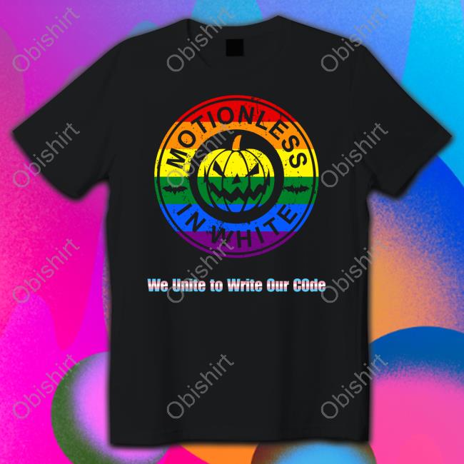 Miwband Motionless In White We Unite To Write Our Code Shirt