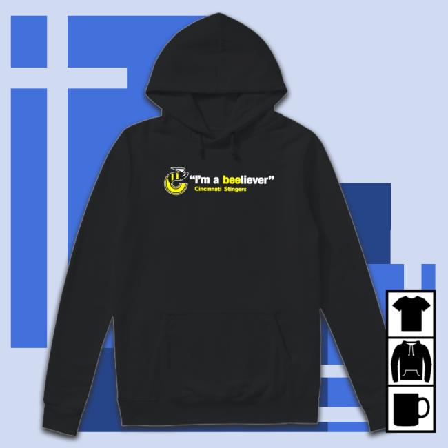Cincinnati Stingers I’M A Beeliever Crewneck Sweatshirt