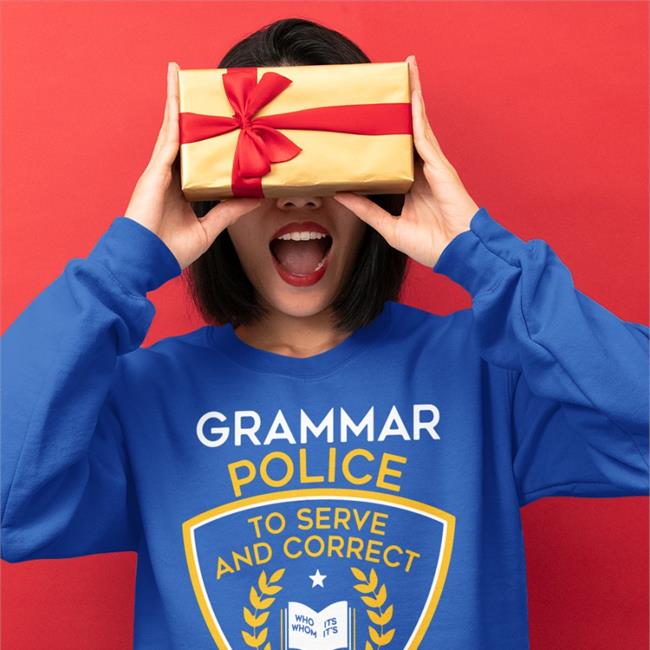 Hil.I.Am Snorgtees Merch Grammar Police To Serve And Correct Shirt