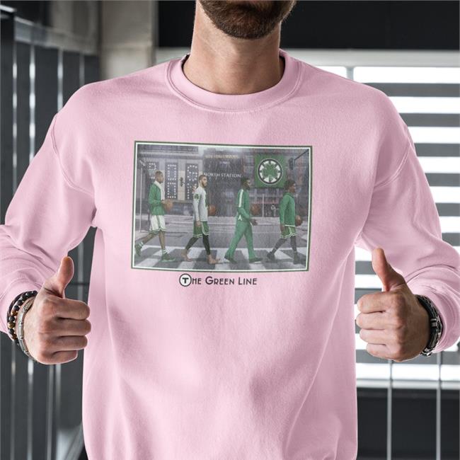 Boston Celtics The Green Line '22 New Shirt Fanfavorite Merch Rogueinfluence