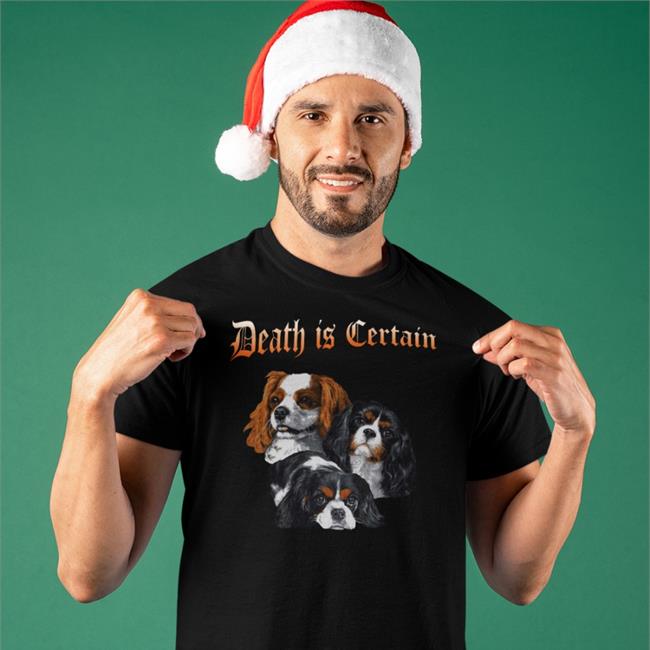 Three Dogs Death Is Certain Tee