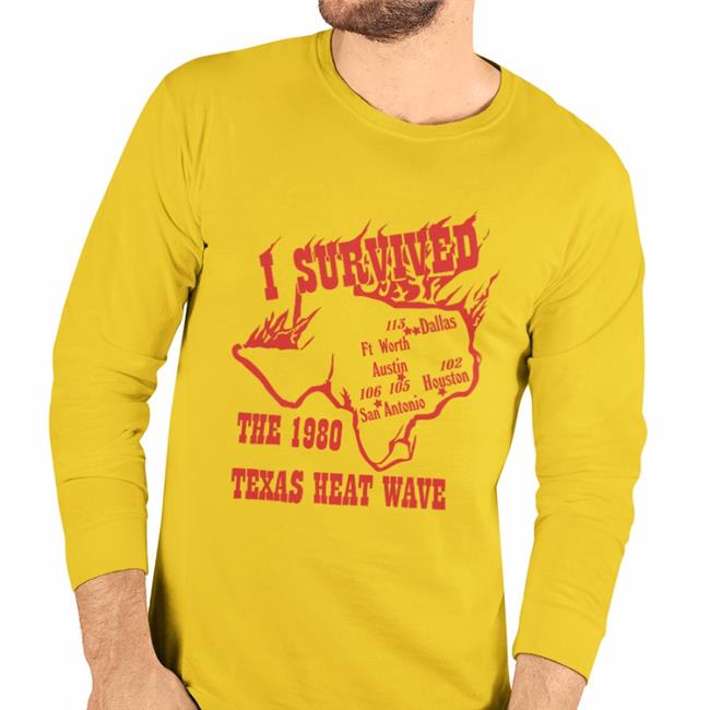 Dallas Fort Worth I Survived The 1980 Texas Heat Wave Shirt Jobin Panicker