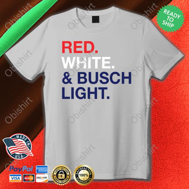 Rodney Davis Red White And Busch Light Hooded Sweatshirt