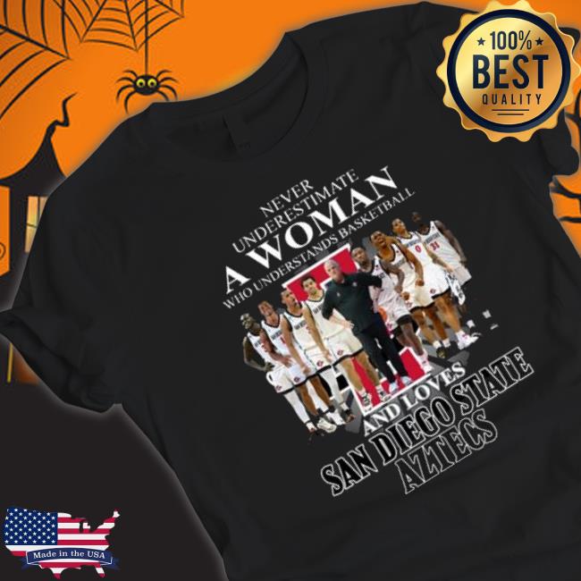 Never Underestimate A Woman Who Understands Basketball And Loves San Diego State Aztecs shirt Never Underestimate A Woman Who Understands Basketball And Loves San Diego State Aztecs Shirt