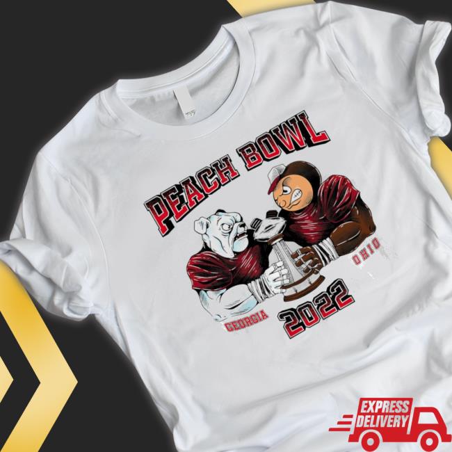 Georgia Bulldogs Vs Ohio State Buckeyes Mascot Peach Bowl 2022 shirt