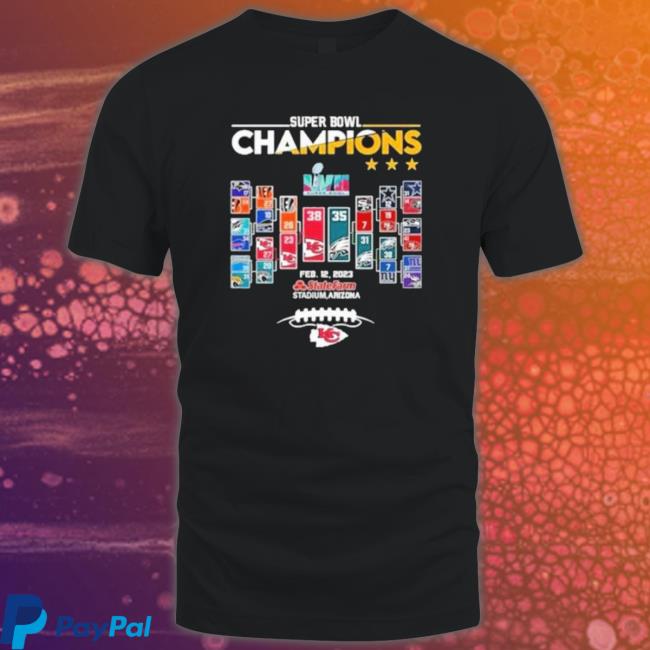 Super Bowl Champions Kansas City Chiefs State Farm Stadium Arizona Sweaters