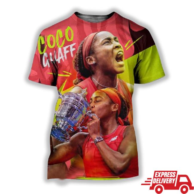 Congrats Coco Gauff Us Open 2023 Women's Champion All Over Print Unisex Sweatshirt