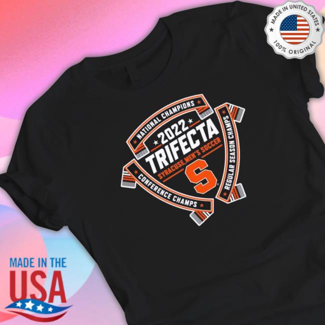 Syracuse Men’S Soccer 2022 Trifecta National Champions Hooded Sweatshirt