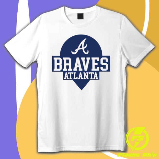Atlanta Braves Soft As A Grape Women’S Plus Logo Shirt