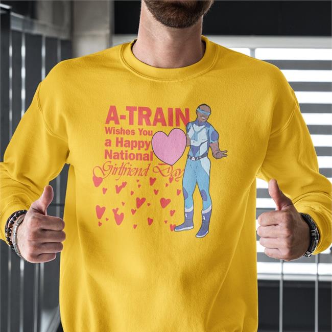 Lightblue A Train Wishes You A Happy National Girlfriend Day Shirt Lucca International Merch