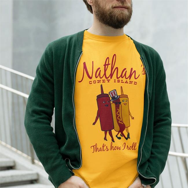 Jamie Loftus Nathan's Coney Island That's How I Roll Hoodie
