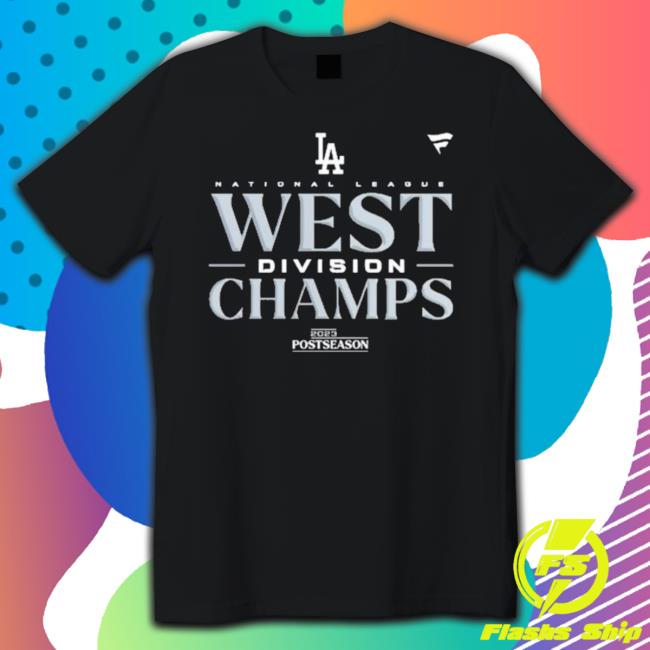Nl West 2023 Division Champions Los Angeles Dodgers Official Shirt