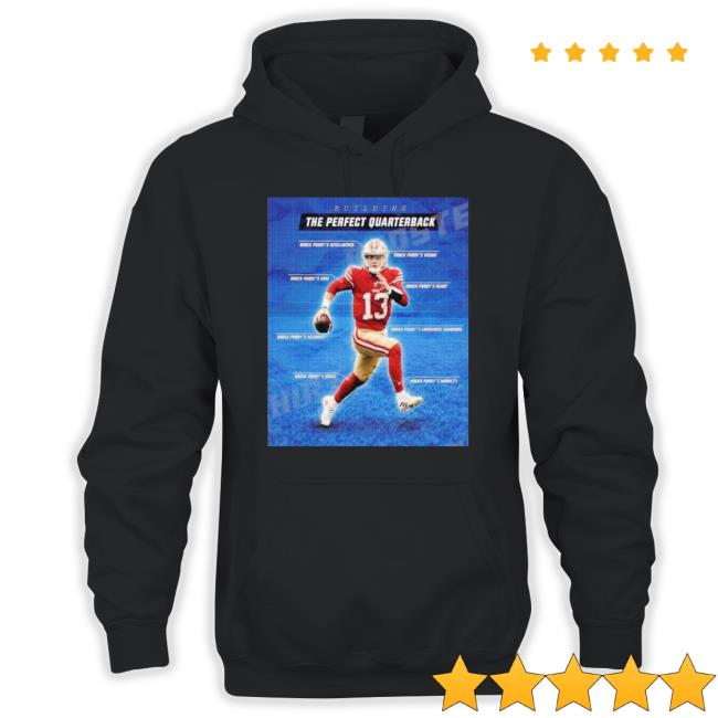 Trending Funny Building The Perfect Quarterback Trey Lance Tee Shirt