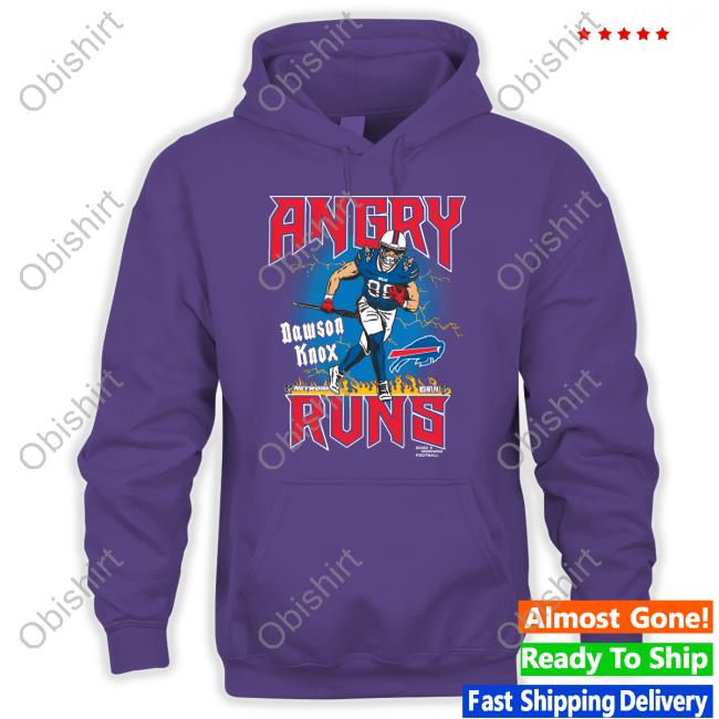 Dawson Knox Angry Runs Tank Top Homage Store Angry Runs Bills Dawson Knox Tee Shirt