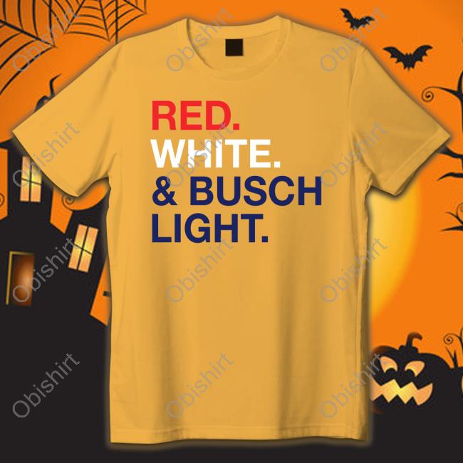 Rodney Davis Red White And Busch Light Long Sleeve Shirt Olivia Beavers Red White And Busch Light Sweatshirt