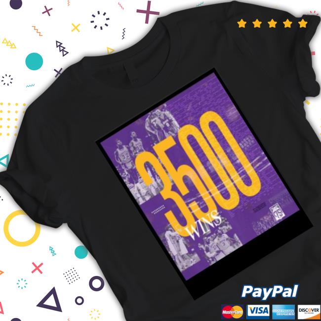 Los Angeles Laker 3500 Wins shirt