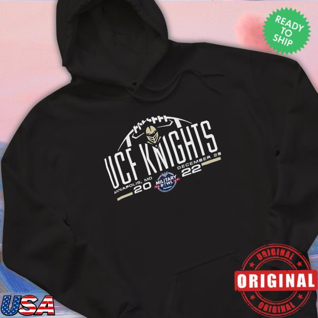 Official Ucf Knights 2022 Military Bowl Bound Hooded Sweatshirt