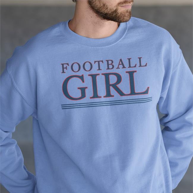 Football Girl T-Shirt Barstoolsports Store