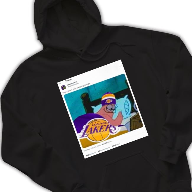 How Lakers Fans Sleeping Tonight Shirts