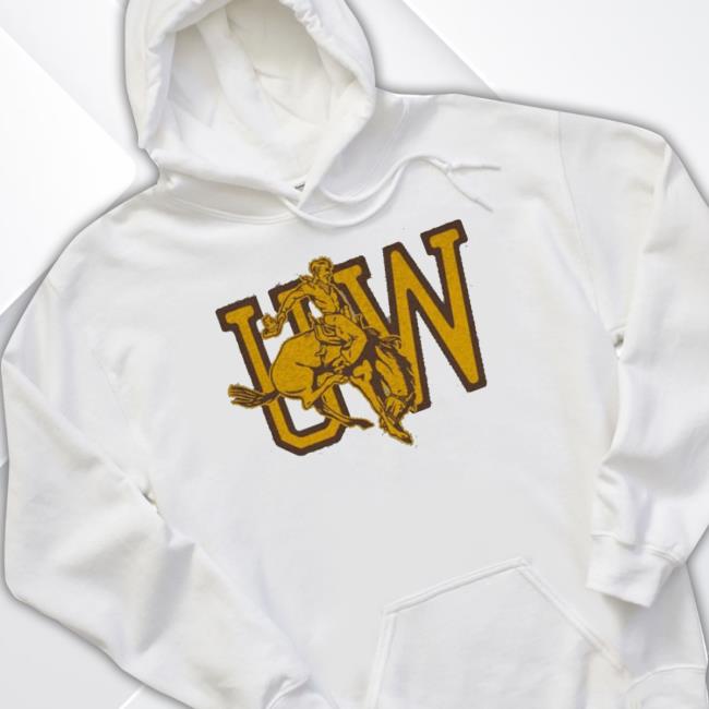 Wyoming Cowboys Rodeo Logo Men Ride Horse Hoodie Sweatshirt Wyoming Cowboys Rodeo Logo Men Ride Horse Long Sleeve