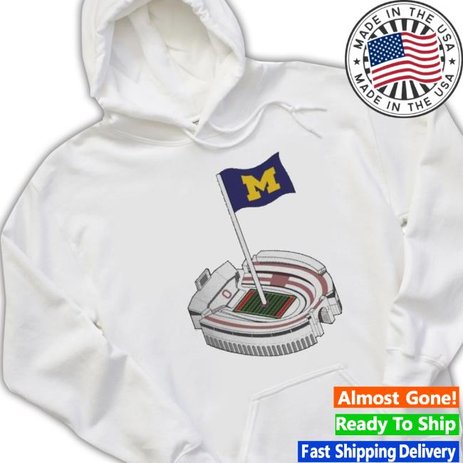 Michigan Flag Ohio Stadium The Shoe Classic Shirt Michigan Flag Ohio Stadium The Shoe shirt
