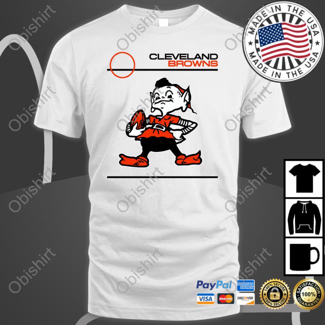 Cleveland Browns Brownie Elf With Football Shirt