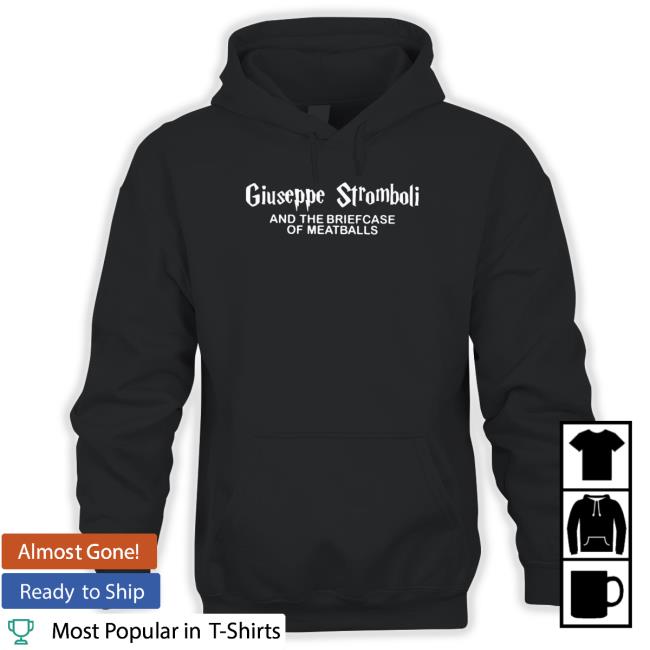 Official David Allsopp Giuseppe Stromboli And The Briefcase Of Meatballs Tee
