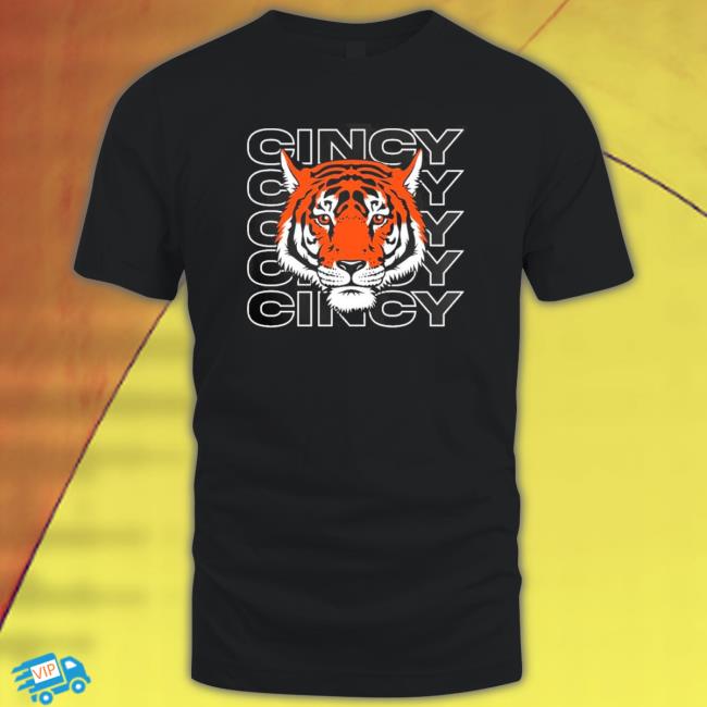 Bengal Tiger Cincy Black Hooded Sweatshirt