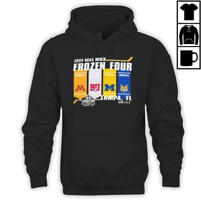 2023 Ncaa Men’S Frozen Four Tampa 4 Teams Flag Shirt 2023 Ncaa Men’S Frozen Four Tampa 4 Teams Flag Shirt