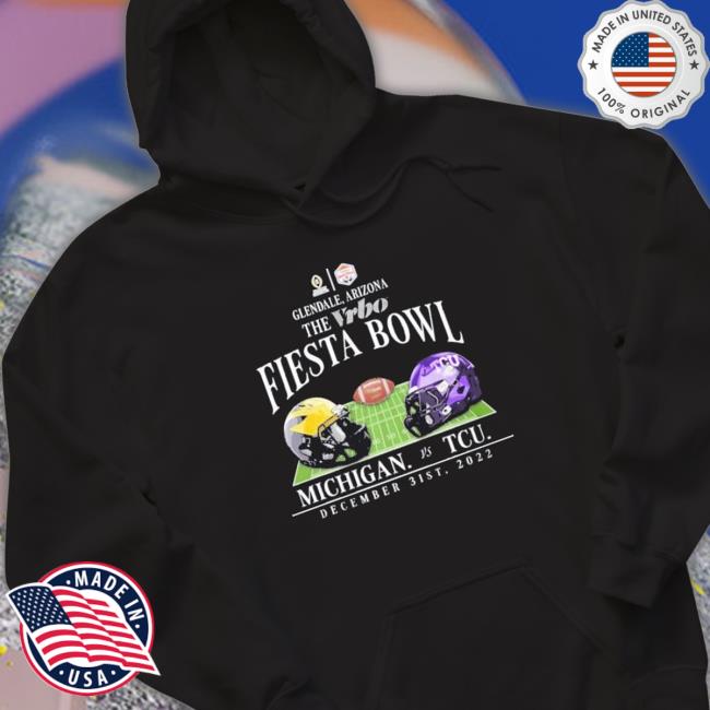 Michigan Wolverines Vs Tcu Horned Frogs The Vrbo Fiesta Bowl 2022 Shirt