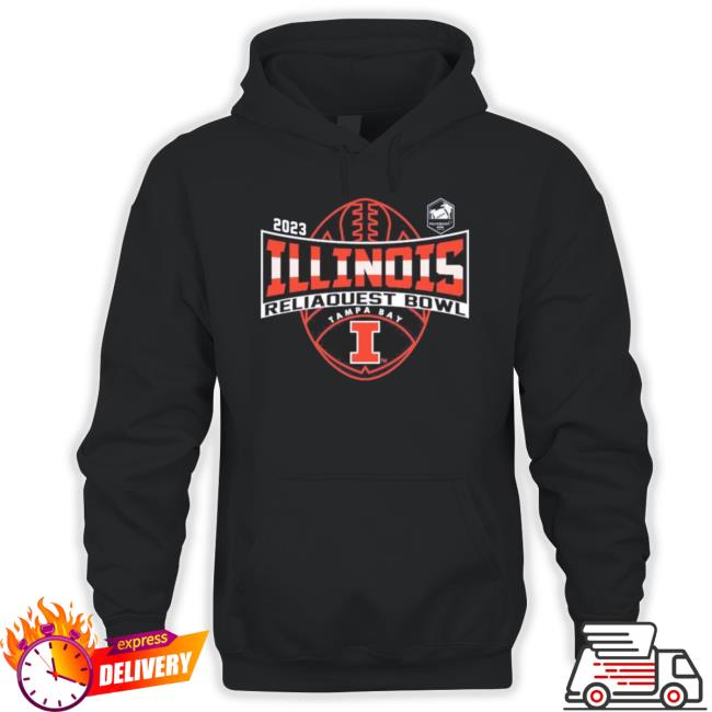 Illinois Football 2023 Reliaquest Bowl Tee Shirt Illinois Football 2023 Reliaquest Bowl Sweater