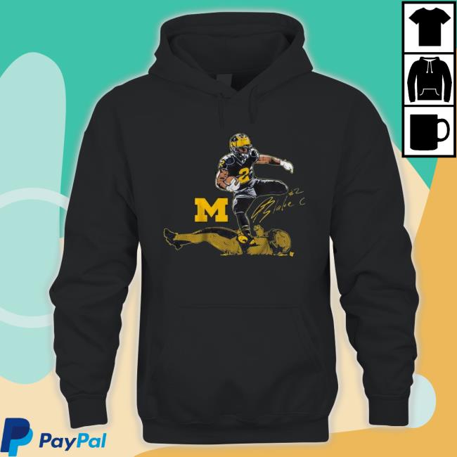 Trending Michigan Football Blake Corum Superstar Pose Hoodie Sweatshirt